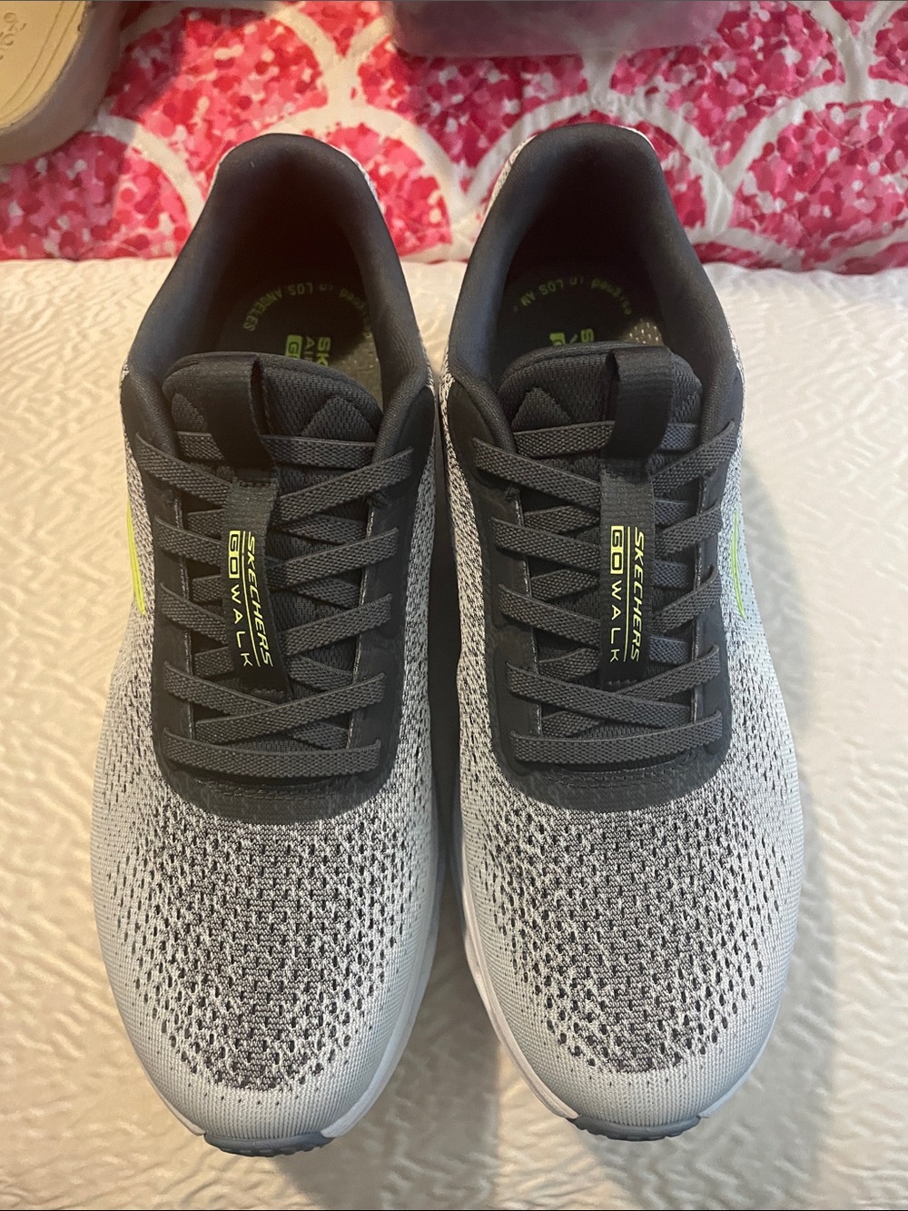 Skechers GOwalk Women’s Walking Shoes - Light Blue with Charcoal Sz9